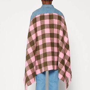 Moschino denim jacket with fabric